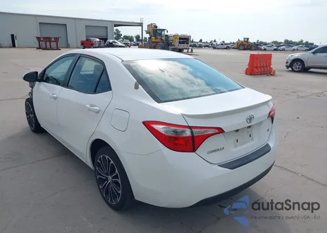 2015 Toyota Corolla S Plus from USA, damaged, VIN 5YFBURHE3FP248730